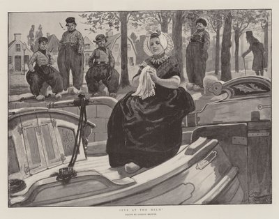 Eva am Steuer von Gordon Frederick Browne