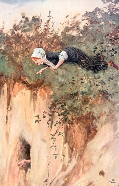 Margaret... ihren Körper wie eine Schlange vorwärts gleitend von Gordon Frederick Browne