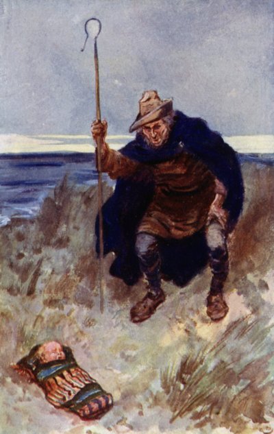Das verlassene Baby wurde von einem Schäfer gefunden von Gordon Frederick Browne