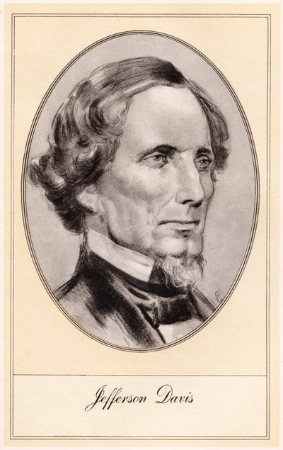 Jefferson Davis, amerikanischer Soldat und Politiker, frühes 20. Jahrhundert von Gordon Ross