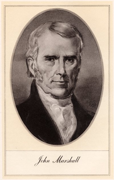 John Marshall, amerikanischer Staatsmann und Jurist, frühes 20. Jahrhundert von Gordon Ross