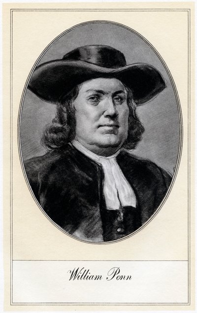 William Penn, Gründer von Pennsylvania, frühes 20. Jahrhundert von Gordon Ross