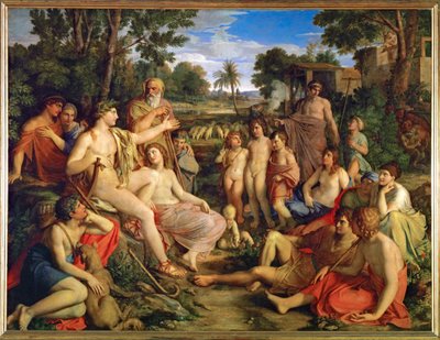 Apollo unter den Hirten von Gottlieb Schick