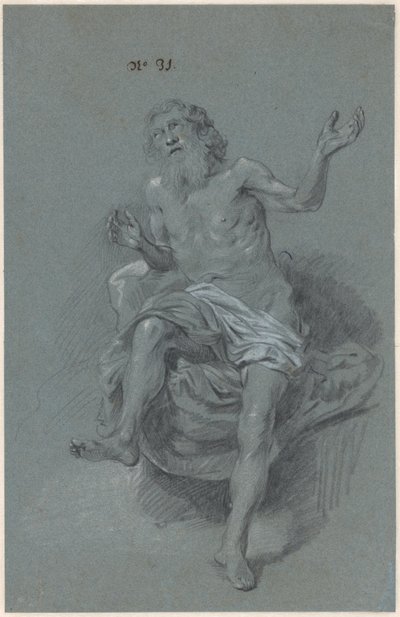 Sitzender alter Mann von Govert Flinck (attributed to)