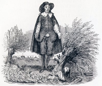 Das Kind und der Lehrer - Fabeln von La Fontaine von Grandville