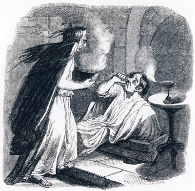 Der Betrunkene und seine Frau von Grandville