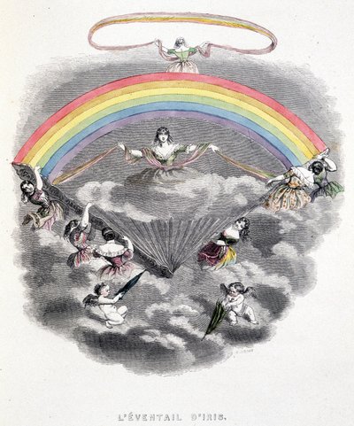 Der Bereich der Iris - in „Eine andere Welt“ von Grandville von Grandville
