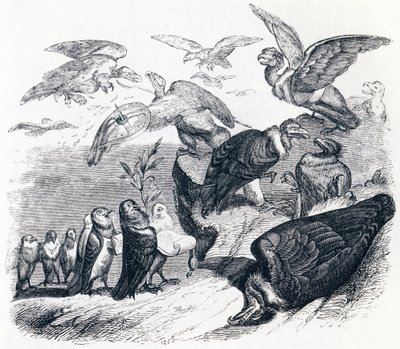 Die Geier und die Tauben von Grandville