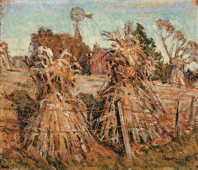 Das Kornfeld von Grant Wood