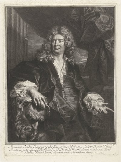 Porträt von Martin Desjardins von Gérard Edelinck