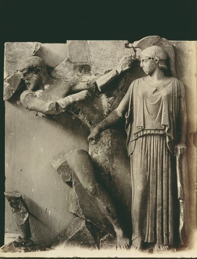 Die Arbeiten des Herkules, Metope vom Tempel des Zeus in Olympia, ca. 470-457 v. Chr. von Greek