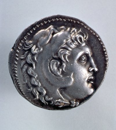 Alexander der Große Tetradrachme mit dem Kopf von Herakles mit Löwenfell von Greek School