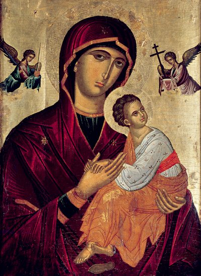 Ikone der Heiligen Mutter der Passion von Greek School