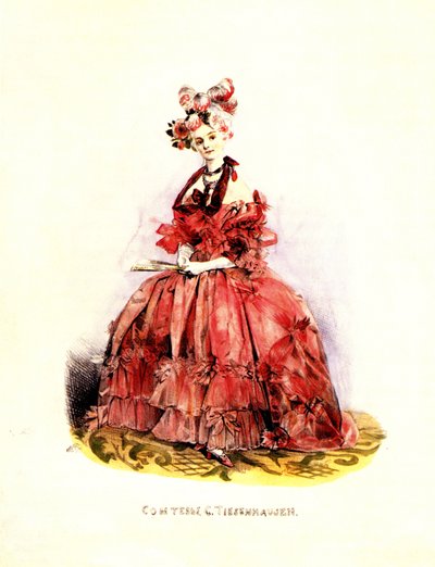 Porträt von Gräfin Catherine von Tiesenhausen von Grigori Grigorevich Gagarin