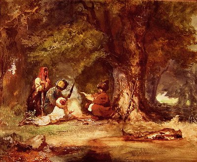 Russische Soldaten während der Kaukasuskriege von 1817-64 von Grigori Grigorevich Gagarin