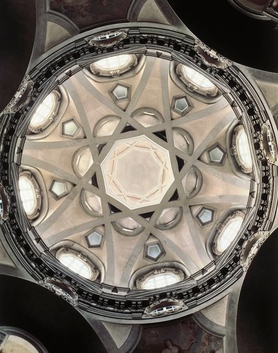 Die Kuppel der Chiesa di San Lorenzo dei Teatini, Turin von Guarino Guarini