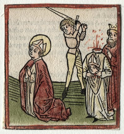 Sts. Theonestus und Albanus; oder St. Pancrace von Günther Zainer