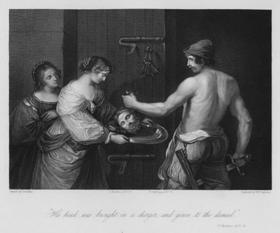 Tod von Johannes dem Täufer, Matthäus XIV von Guercino