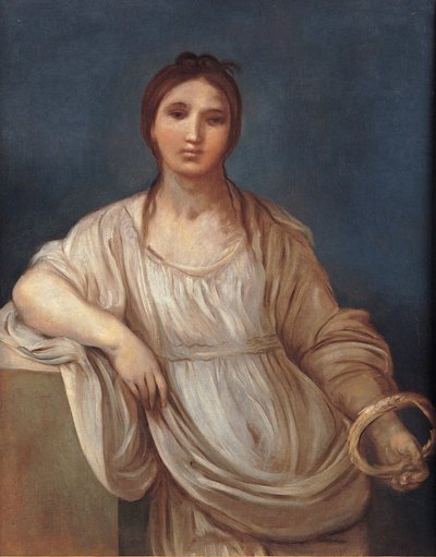 Porträt eines Mädchens mit Krone von Guido Reni