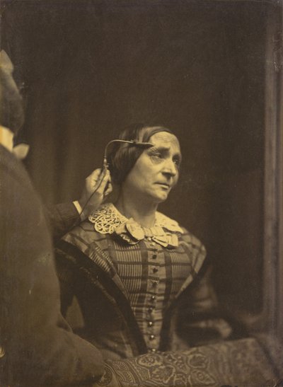 Aufmerksamkeit, aufmerksamer Blick (links); Schmerzvolle Aufmerksamkeit (rechts) von Guillaume Benjamin Amant Duchenne
