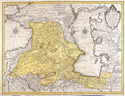 Georgien, Armenien, Aserbaidschan, Osttürkei, Nordiran von Guillaume Delisle
