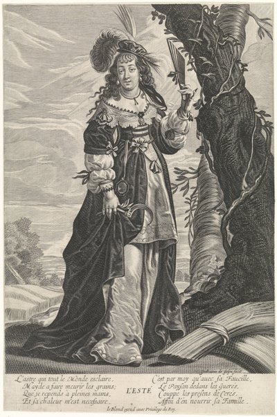 Sommer in Gestalt einer Frau von Guilliam de Gheyn