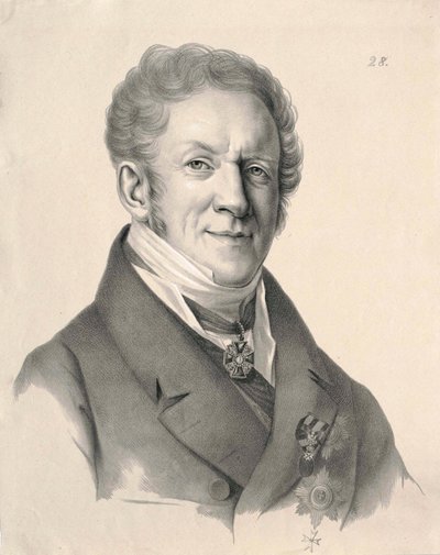 Balthasar Campenhausen (1820er Jahre Gravur) von Gustav Adolf Hippius
