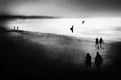 Verschwommener Strandspaziergang von Gustav Davidsson