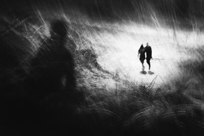Ätherischer Pfad mit Schatten von Gustav Davidsson