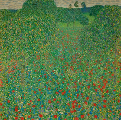 Ein Mohnfeld von Gustav Klimt