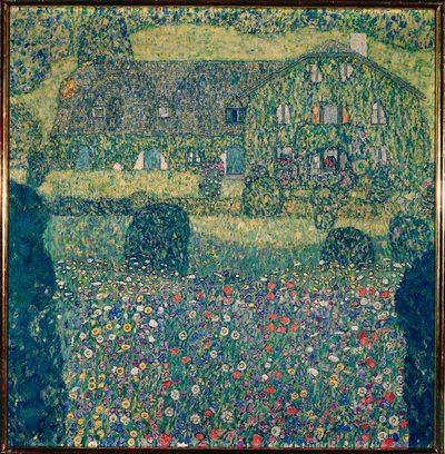Landhaus am Attersee, Oberösterreich von Gustav Klimt