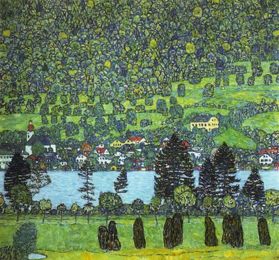 Klimt - Unterach am Attersee, 1916 von Gustav Klimt