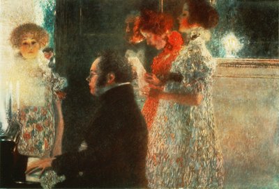 Schubert am Klavier von Gustav Klimt