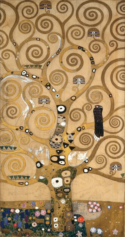 Skizzen für das Fries für den Palais Stoclet in Brüssel, Belgien von Gustav Klimt