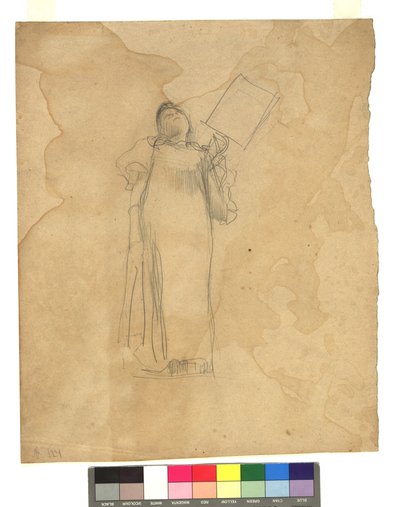 Stehende Frauengestalt von Gustav Klimt
