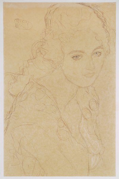 Studie für das Gemälde Porträt Ria Munk III von Gustav Klimt