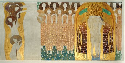 Der Beethovenfries, Detail von Gustav Klimt