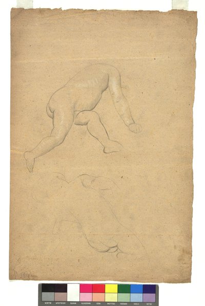 Zwei Studien zu nackten Kinderkörpern von Gustav Klimt