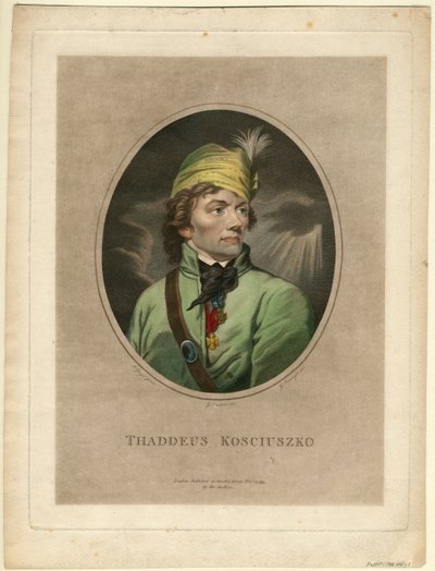 Porträt von Tadeusz Kosciuszko 1746-1817, 1795 von Gustav Taubert