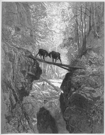 Les deux chèvres - Die zwei Ziegen - aus 