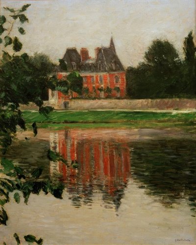 Schloss am Ufer der Seine, Argenteuil von Gustave Caillebotte