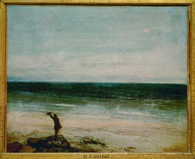 Strandpromenade in Palavas von Gustave Courbet