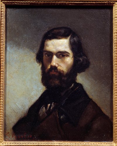 Porträt von Jules Vallès (1832-1885) Schriftsteller, Journalist und Politiker von Gustave Courbet