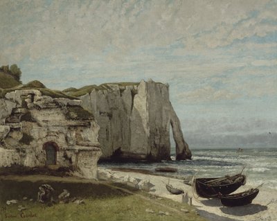 Die Klippen von Etretat nach dem Sturm, 1870 von Gustave Courbet