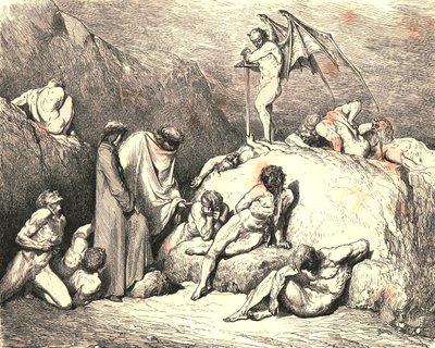 Erinnere dich an Piero von Medicina, wenn du zurückkehrst, um 1890 von Gustave Dore