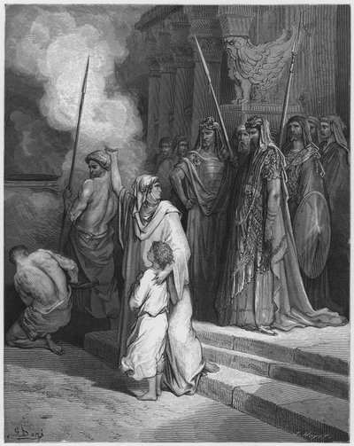 Gustave Doré Bibel: Mut einer Mutter von Gustave Dore
