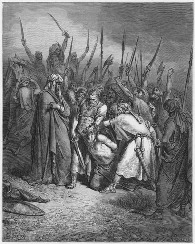 Gustave Dore Bibel: Tod von Agag von Gustave Dore