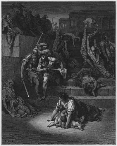 Gustave Doré Bibel: Das Massaker der Unschuldigen von Gustave Dore
