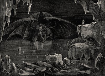 Illustration zur Göttlichen Komödie - Hölle (La Divina Commedia, L