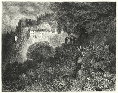 La Belle Au Bois Dormant; Dornröschen (Gravur) von Gustave Dore